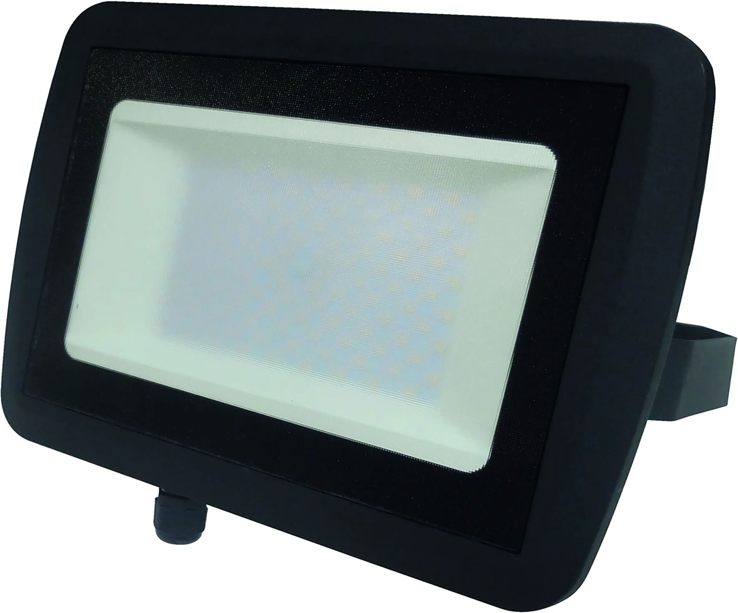 vivida international proiettore led vivida 100w da interno ed esterno 8555 lumen 4000k luce bianca ip65 nero