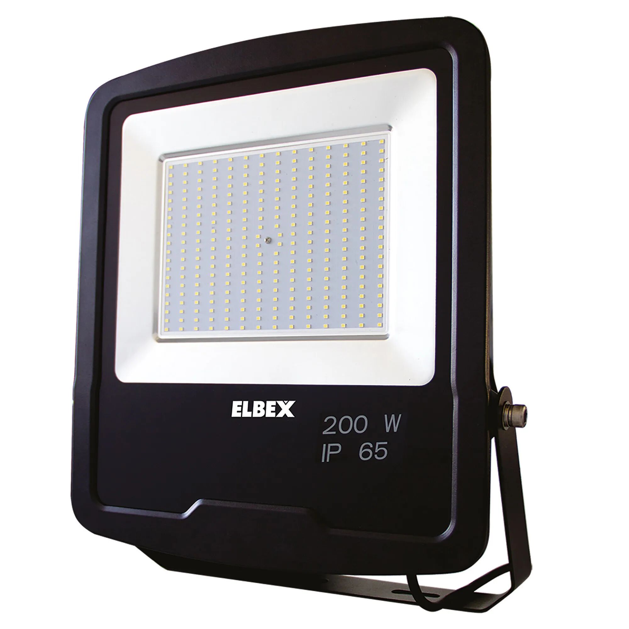 tecnomat proiettore led elbex 200w 16000 lumen 4000k luce bianca colore nero ip65