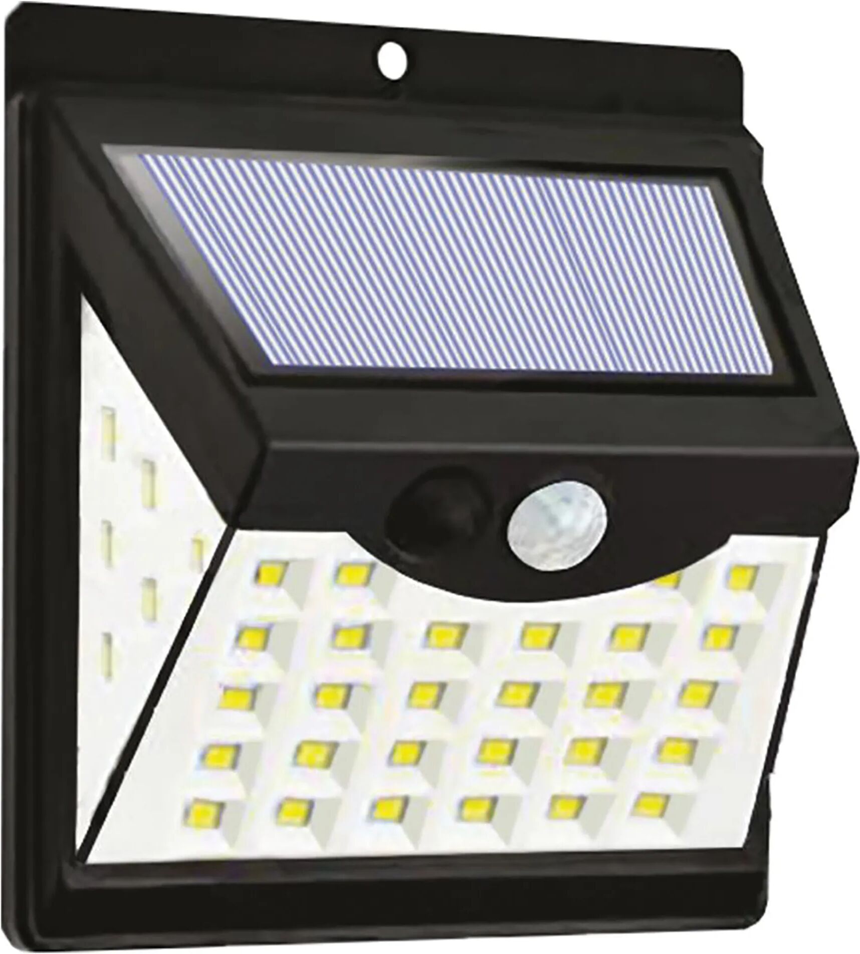 Tecnomat APPLIQUE SOLARE 10W 250 lumen 6500K LUCE FREDDA SENSORE CREPUSCOLARE E MOVIMENTO IP65