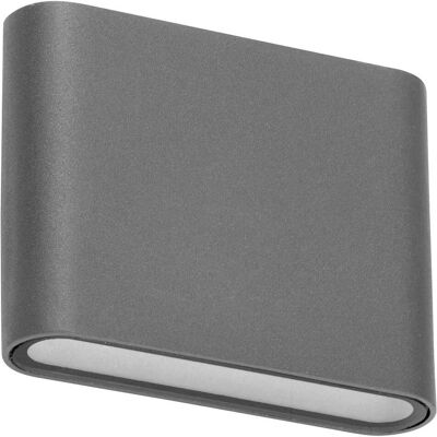 Vivida LAMPADA ESTERNO SLIM TONDA PICCOLA LED 6W IN ALLUMINIO GRIGIA Vivida LAMPADA ESTERNO SLIM TONDA PICCOLA LED 6W IN ALLUMINIO GRIGIA