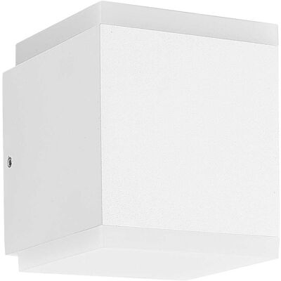 Vivida APPLIQUE LED CUBO DA ESTERNO TODDY 2x6W 540 lumen 3000K LUCE CALDA BIANCO IP54 Vivida APPLIQUE LED CUBO DA ESTERNO TODDY 2x6W 540 lumen 3000K LUCE CALDA BIANCO IP54