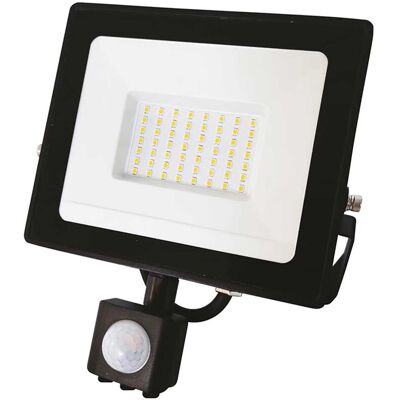 Tecnomat PROIETTORE LED SUPREMA - 50W, 4000K, Sensore, Cavo 20cm - Faretto Tecnomat PROIETTORE LED SUPREMA - 50W, 4000K, Sensore, Cavo 20cm - Faretto