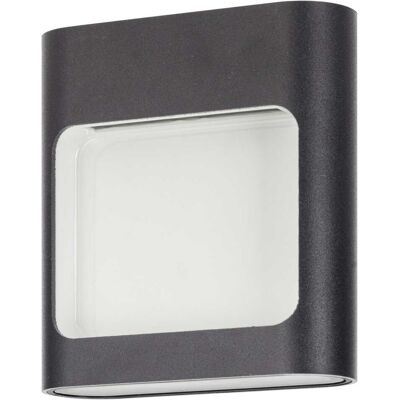 Vivida APPLIQUE LED ELIDE ANTRACITE 9W 1140 lumen 4000K 125x40x135mm IP54 Vivida APPLIQUE LED ELIDE ANTRACITE 9W 1140 lumen 4000K 125x40x135mm IP54
