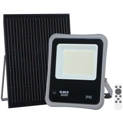 Tecnomat PROIETTORE SOLARE ELBEX SUDPOWER 2600lm 4000K IP65 CON PANNELLO E TELECOMANDO Tecnomat PROIETTORE SOLARE ELBEX SUDPOWER 2600lm 4000K IP65 CON PANNELLO E TELECOMANDO