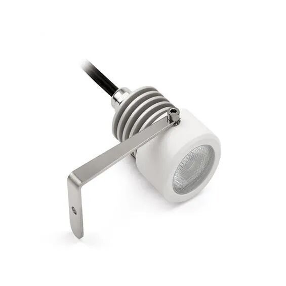 Faretto Incasso Per Esterno Led 3w Tondo Bianco 4000k Dimensioni 4x4x2 Cm