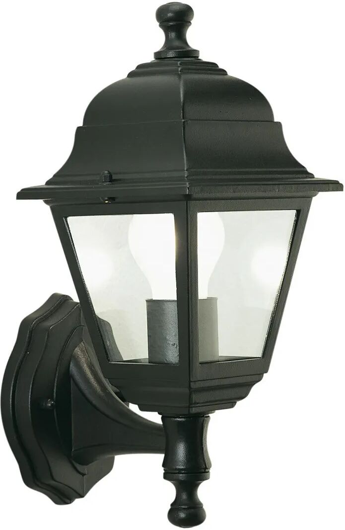 Applique Ascendente Per Esterno I-Luce Serie Quadrata Colore Nero E27 Max 60w (Esclusa) Ip43