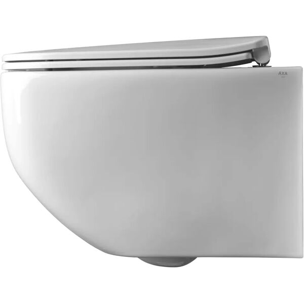 axa vaso  serie white jam sospeso in ceramica bianca senza brida