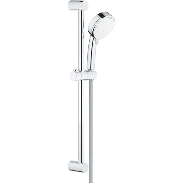 tecnomat saliscendi doccia grohe cosmopolitan 100 interasse 620 mm con porta e doccetta 2 getti cromo