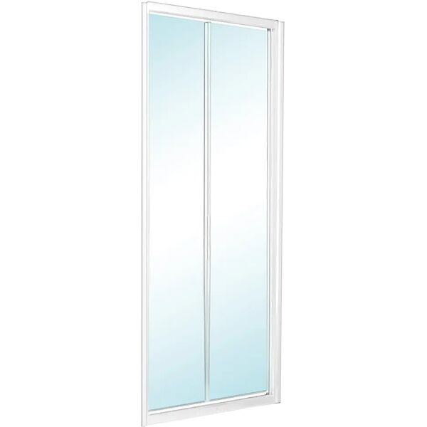 tecnomat porta doccia vita soffietto 67-72 h195cm vetro temperato trasparente 6mm profili bianchi