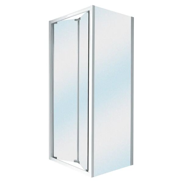 tecnomat porta doccia adenia pieghevole (67-71) vetro temperato stampato 6 mm profili bianco