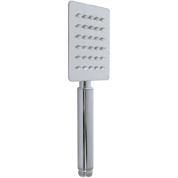 tecnomat doccetta square Ø 100x80 mm in acciaio inox aisi 304 1 getto anticalcare