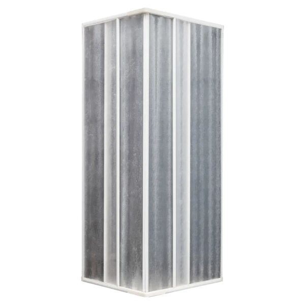 tecnomat box doccia quadrato bahamas (65-80) x (65-80) h 183 cm acrilico 1,6 mm profili bianchi