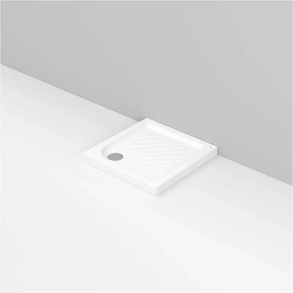 tecnomat piatto doccia dolomite ceramica bianco  90x70 cm h 6 cm piletta Ø 90 mm