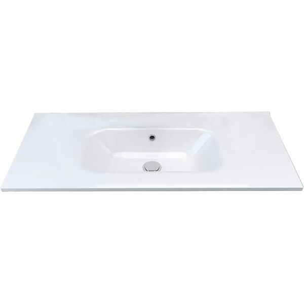 tecnomat lavabo incasso venus gold una vasca in ceramica bianco 101x2x46 cm (lxhxp)