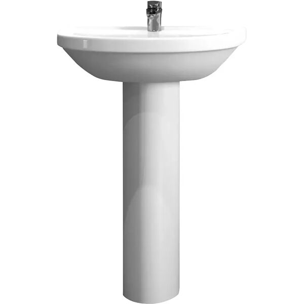 tecnomat colonna serie brio in ceramica bianca h 66,3 cm