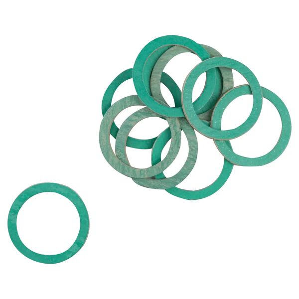 tecnomat guarnizioni verdi esenti amianto 1''1/4 10 pezzi spessore 2 mm uso sanitario
