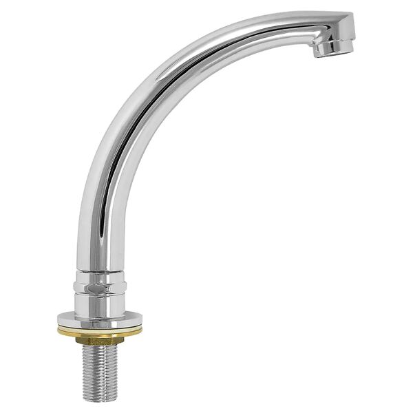 tecnomat bocca di erogazione lavabo pesante snodabile cromo 200 mm