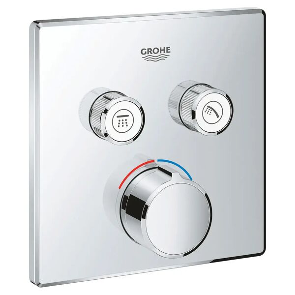 grohe miscelatore monocomando  grohtherm smartcontrol a 2 vie parte esterna 29148000