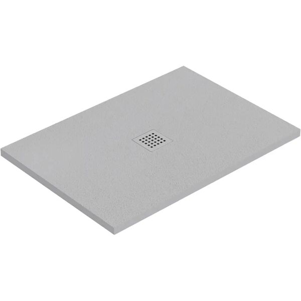 tecnomat piatto doccia tevere cemento marmoresina grigio 70x100 cm h 2,2 cm piletta Ø90 mm