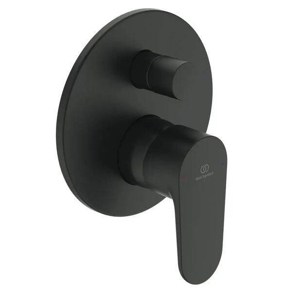 miscelatore doccia incasso 2 vie ideal standard cerafine o nero cartuccia Ø 47 mm
