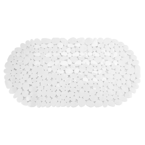 tecnomat tappeto doccia vasca zuria ovale 67,5x34,5 cm antiscivolo in pvc bianco