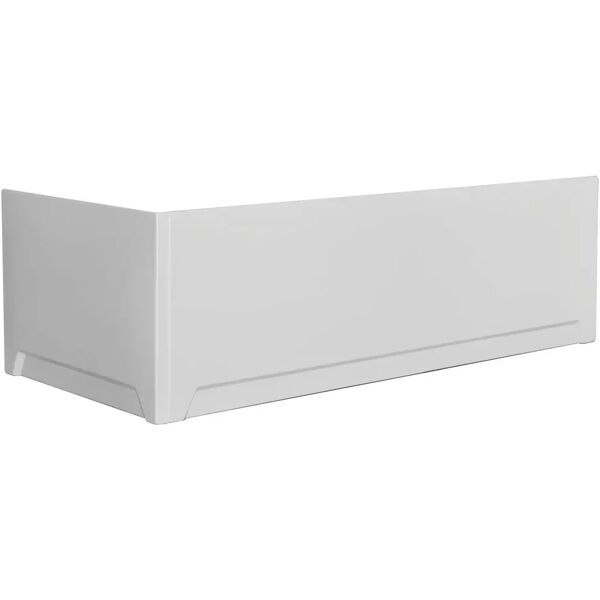 tecnomat kit pannelli e piedini per vasca qube 170x70 cm acrilico bianco