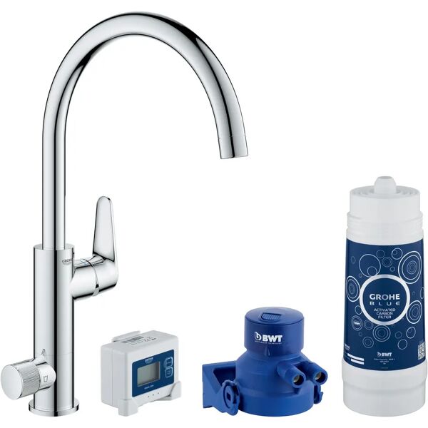 grohe sistema filtrazione  blue baucurve 30385000 miscelatore cromo