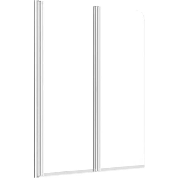 tecnomat parete vasca freeport pieghevole 2 ante 100xh130 cm trasparente 4 mm profilo bianco