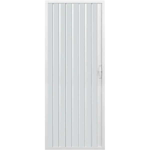 tecnomat porta doccia venere soffietto 80-90 h185 cm apertura laterale in pvc profilo bianco