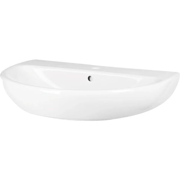 geberit lavabo a colonna e sospeso  serie selnova pro in ceramica bianca 65x50 cm (lxp)