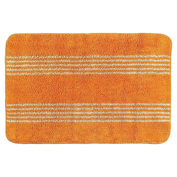 tecnomat tappeto bagno rigatino 50x80 cm in cotone vari colori antiscivolo