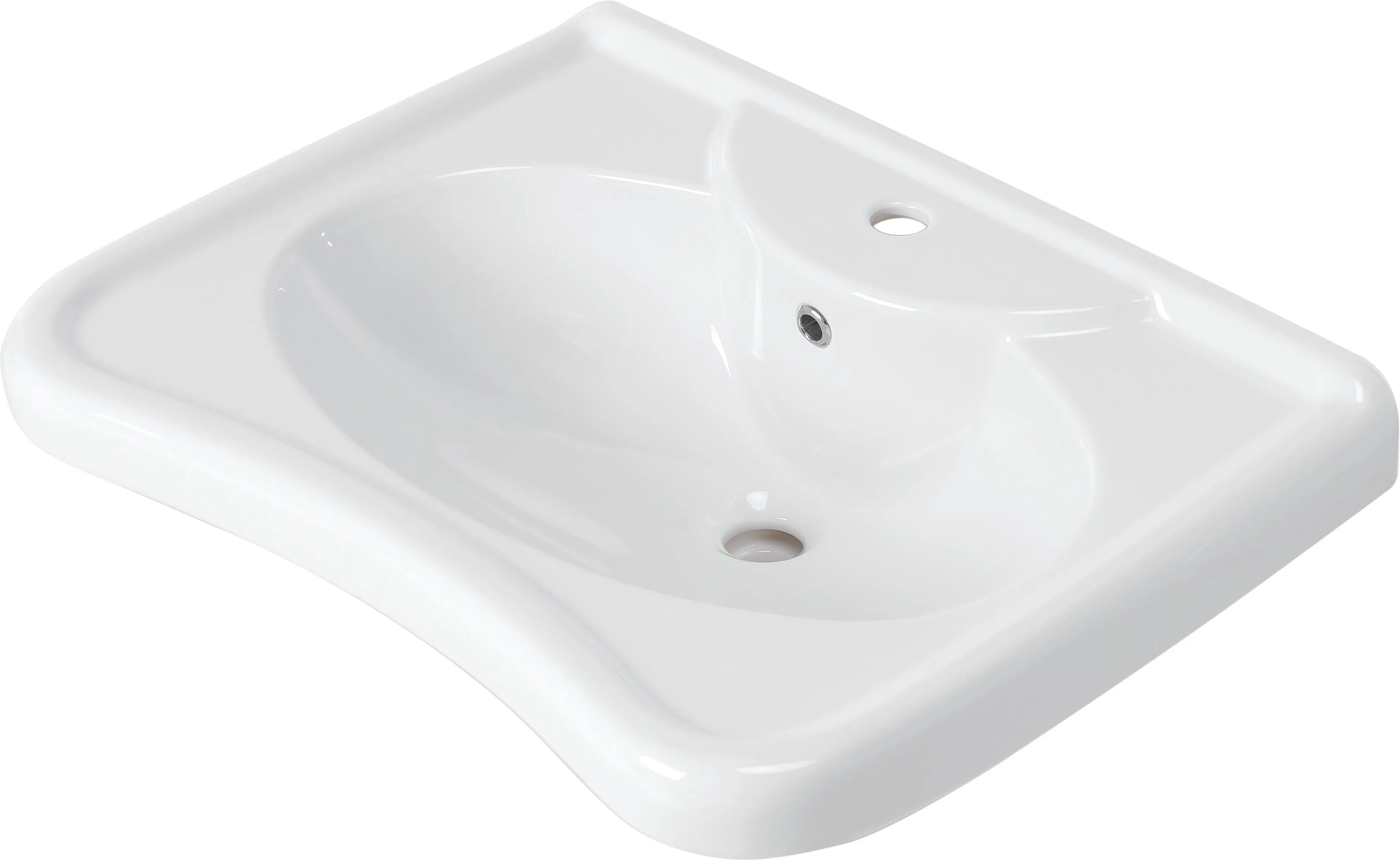 tecnomat lavabo per disabili ponte giulio in ceramica bianca 68x53 cm (lxp)