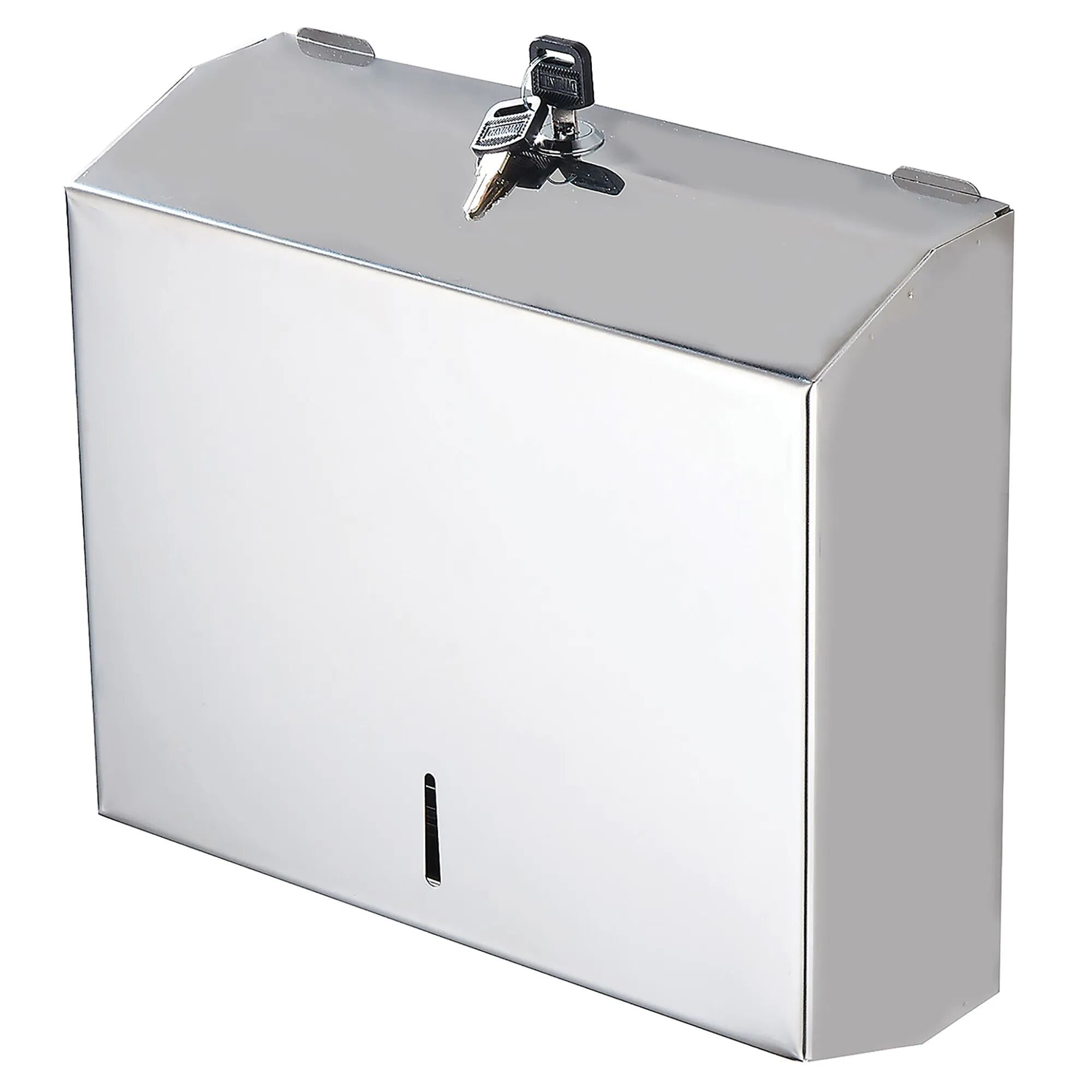 tecnomat dispenser di asciugamani di carta in acciaio inox fissaggio a muro 28x26x10,2 cm