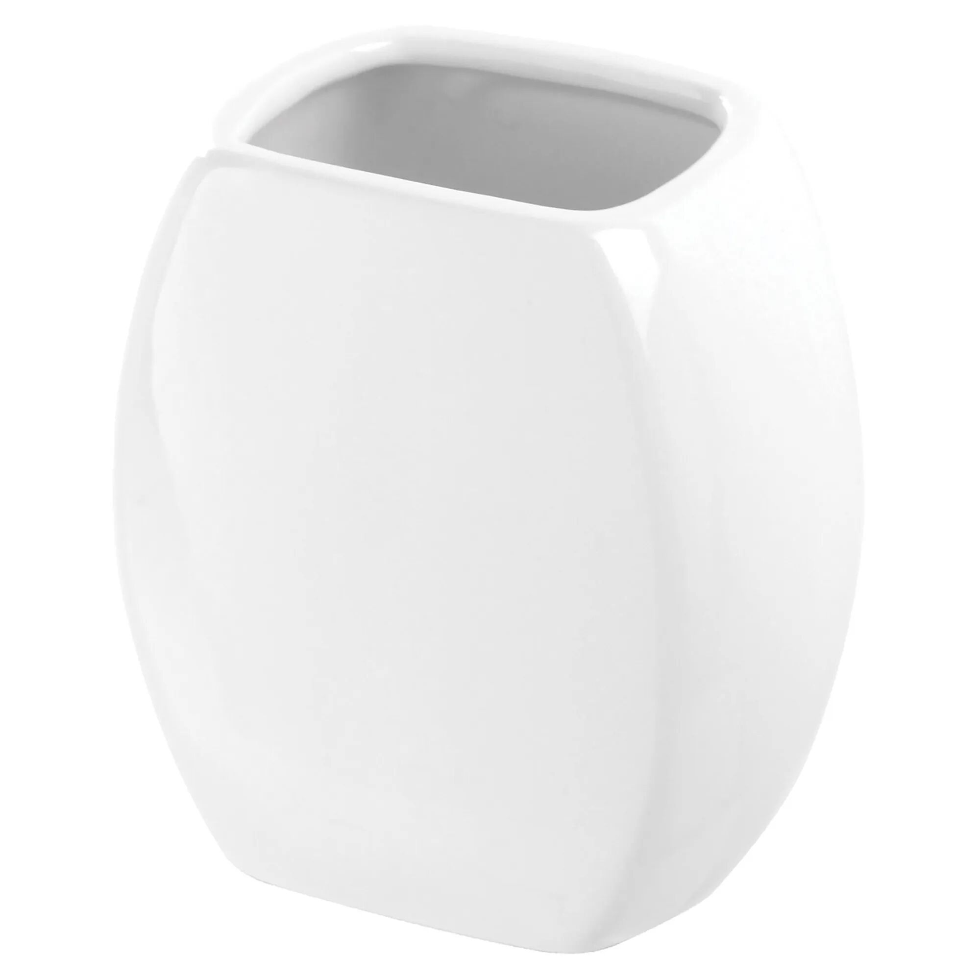 tecnomat porta spazzolino serie parigi in ceramica colore bianco