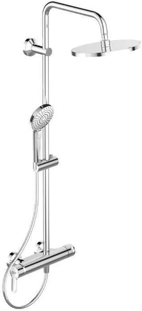 ideal standard colonna doccia idealstandard idealjetevo 3 getti cromo soffione abs Ø250 mm miscelat. meccanico