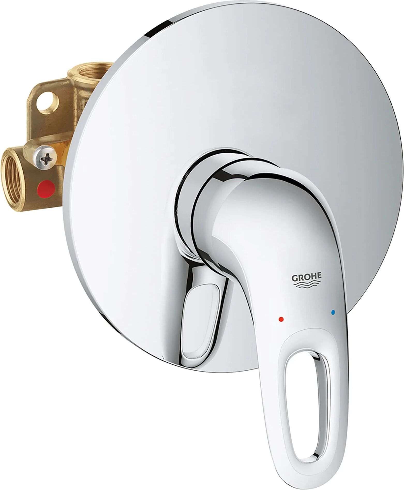 Grohe MISCELATORE DOCCIA INCASSO  EUROSTYLE NEW CROMO CARTUCCIA Ø 46 mm 33635003