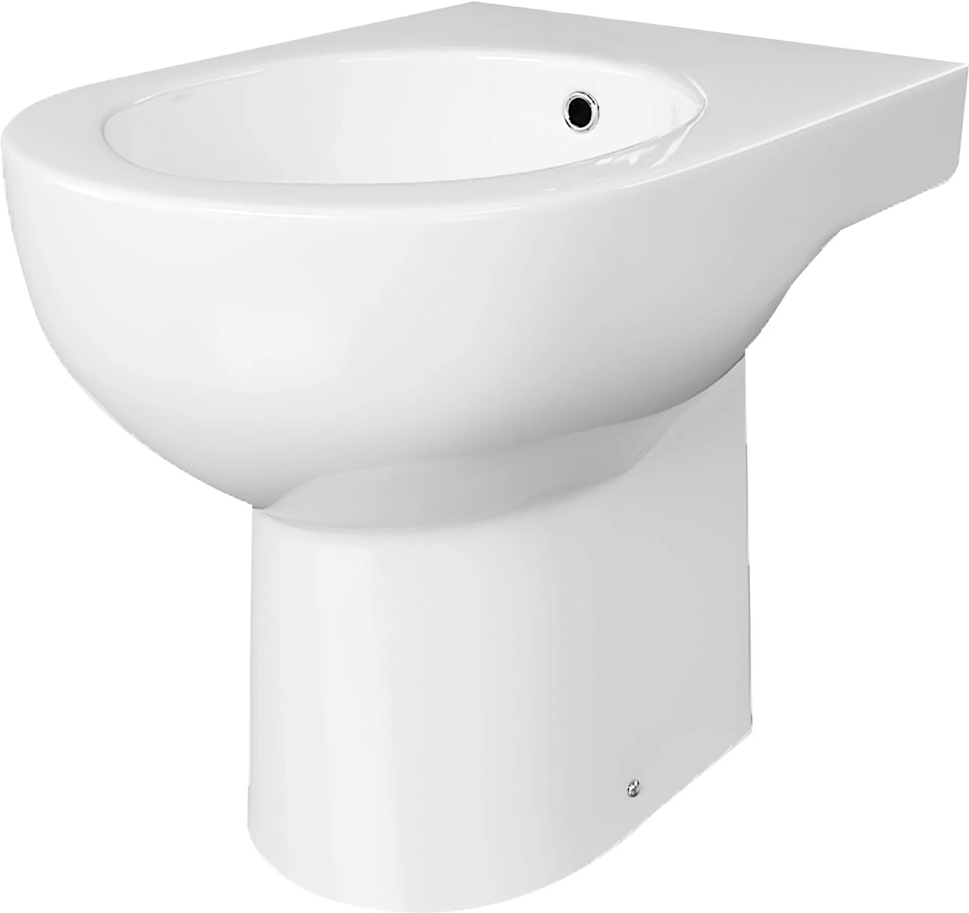 Roca BIDET SERIE CLARA FILO MURO A TERRA IN CERAMICA BIANCA