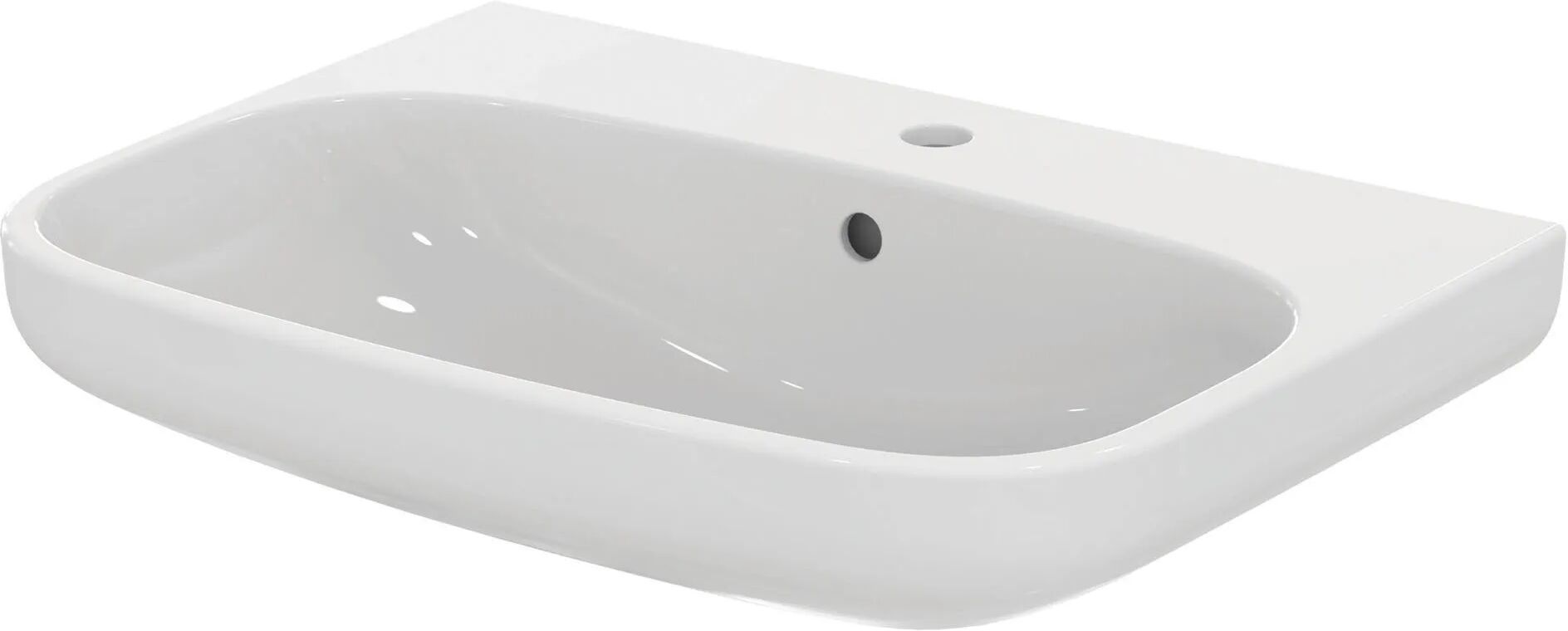 LAVABO COLONNA E SOSPESO IDEAL STANDARD SERIE I LIFE A IN CERAMICA BIANCA 65x52 cm (LXP)