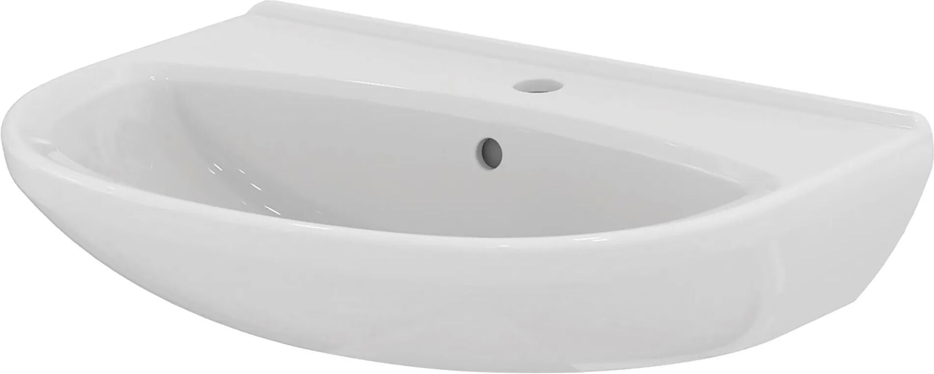 LAVABO A COLONNA SOSPESO IDEAL STANDARD SERIE ALPHA IN CERAMICA  BIANCA 60x47 cm (LxP)