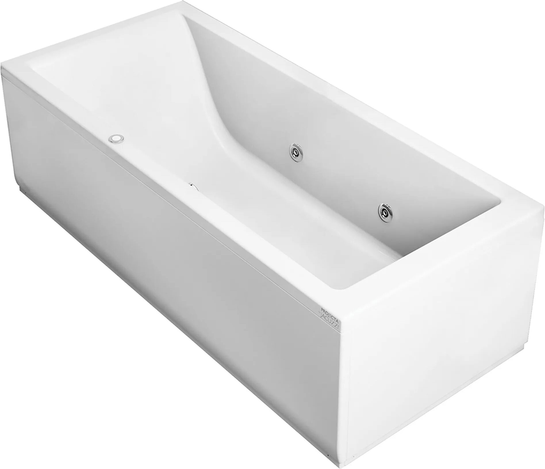 Jacuzzi VASCA IDROMASSAGGIO LAGOON BY  180x80 cm SINISTRA ACRILICO PANNELLO FRONTALE LATERALE