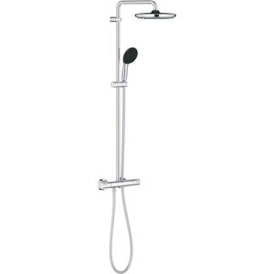 Grohe COLONNA DOCCIA VITALIO START CROMO MISCELATORE TERMOSTATICO SOFFIONE Ø25cm 26677001 Grohe COLONNA DOCCIA VITALIO START CROMO MISCELATORE TERMOSTATICO SOFFIONE Ø25cm 26677001
