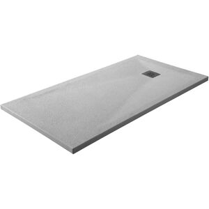 Tecnomat PIATTO DOCCIA SERIE SWING IN MARMORESINA BIANCO 70x90 cm H 2,7 cm PILETTA Ø 90 mm