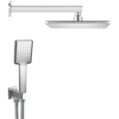 Tecnomat KIT DOCCIA TECOM LE MANS BRACCIO 300 mm SOFFIONE 260X170 mm CROMO ABS DOCCETTA 1 GETTO Tecnomat KIT DOCCIA TECOM LE MANS BRACCIO 300 mm SOFFIONE 260X170 mm CROMO ABS DOCCETTA 1 GETTO