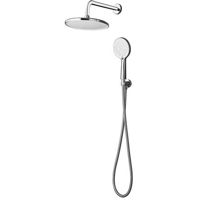 Tecom KIT DOCCIA MON CHERI CROMO BRACCIO 350 mm SOFFIONE ABS Ø 250 mm E DOCCETTA 3 GETTI Tecom KIT DOCCIA MON CHERI CROMO BRACCIO 350 mm SOFFIONE ABS Ø 250 mm E DOCCETTA 3 GETTI