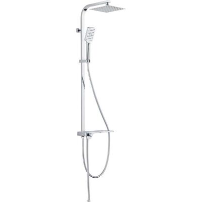 Aquapro COLONNA DOCCIA ACQUAPRO ALMERIA 1 GETTO CROMO SOFFIONE INOX 200x200 mm INTERASSE FISSO Aquapro COLONNA DOCCIA ACQUAPRO ALMERIA 1 GETTO CROMO SOFFIONE INOX 200x200 mm INTERASSE FISSO