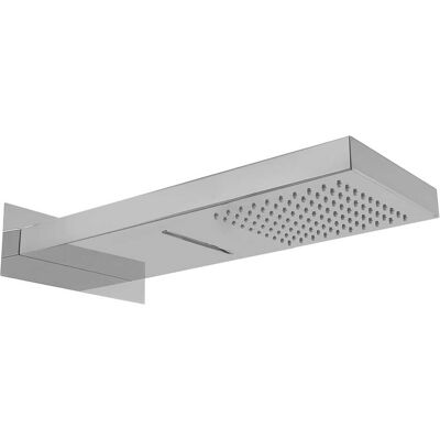 Tecom SOFFIONE DOCCIA VICTORIA CROMO 2 VIE SOFFIONE IN ACCIAIO 505X223 mm GETTO CASCATA Tecom SOFFIONE DOCCIA VICTORIA CROMO 2 VIE SOFFIONE IN ACCIAIO 505X223 mm GETTO CASCATA
