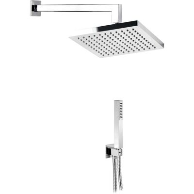 Palazzani KIT DOCCIA DOCCE SQUARE CROMO BRACCIO 300 mm SOFFIONE ABS 200x200 mm E DOCCETTA 1 GET Palazzani KIT DOCCIA DOCCE SQUARE CROMO BRACCIO 300 mm SOFFIONE ABS 200x200 mm E DOCCETTA 1 GET