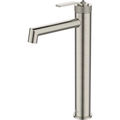Miscelatore lavabo in acciaio inox spazzolato Essebagno - Altezza 310mm, base 50mm, cartuccia in ceramica Miscelatore lavabo in acciaio inox spazzolato Essebagno - Altezza 310mm, base 50mm, cartuccia in ceramica