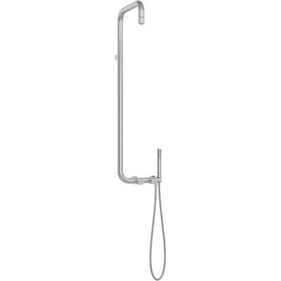 Deante COLONNA DOCCIA LOIRA ACCIAIO SPAZZOLATO CON MISCELATORE MECCANICO SOFFIONE Ø 42 mm Deante COLONNA DOCCIA LOIRA ACCIAIO SPAZZOLATO CON MISCELATORE MECCANICO SOFFIONE Ø 42 mm