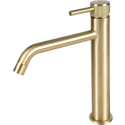 Aquapro MISCELATORE LAVABO ALTO ACQUAPRO SINDIA ORO CARTUCCIA Ø 35 mm Aquapro MISCELATORE LAVABO ALTO ACQUAPRO SINDIA ORO CARTUCCIA Ø 35 mm